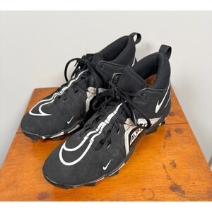 Nike Women's 9.5 Alpha Menace 3 Shark Cleats Black & White Style CV0954-001
